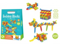 Klocki 200 el. w kartonie 28x19x8 cm