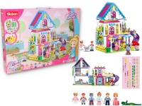 Klocki SLUBAN dziewczynka (domek) 727 el.