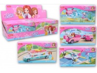 Klocki SLUBAN Dziewczynka mix 111-117 el.