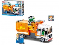Klocki SLUBAN Miasto (śmieciarka) 326 el.