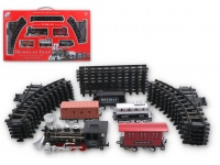 Kolejka (światło, dźwięk) 25 el. w kartonie 70x41x10 cm