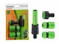 Końcówka zraszająca do węża ogrodowego 4 elementy na blistrze 22x14 cm