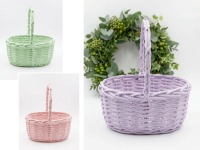 Koszyk wikliniowy owalny 28x26x22x13 cm - mix kolor