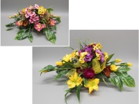 Stroik zalewany, misa okrągła BRATKI, TULIPANY (ok.90x55x35 cm) ok.2,5 kg