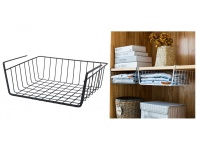 Kosz wiszący, podwieszany CZARNY 32x23x8 cm