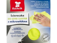 KUCHCIK Ścierka mikrofibra do szyb i luster (30x30 cm) -1 szt