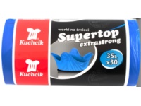 KUCHCIK Worki na śmieci super mocne 35L kpl 30 szt NIEBIESKIE - 1 rolka