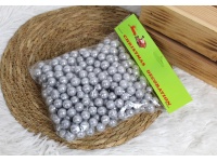 Kuleczki styropianowe dekoracyjne w folii BROKAT-SREBRNE 35g 1,5 cm