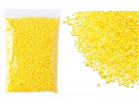 Kuleczki styropianowe dekoracyjne 1-2 mm ŻÓŁTY 15g