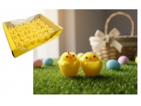 Kurczaczek w skorupce dziewczynka i chłopiec dekoracja wielkanocna 4,5 cm - tw.sztuczne - 1 szt