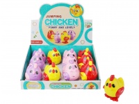 Kurczak nakręcany plastikowy 8x7x7 cm mix kolor
