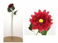 Kwiat ala ASTER KSIĄŻĘCY 82 cm, kwiat 13 cm - BORDOWY