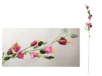 Kwiat ala DZWONEK, bluszcz wys. 115 cm (7 kwiatów 5-3 cm) RÓŻOWY