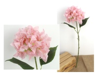 Kwiat BUGENWILLA wys. 62 cm (kwiat 19x12 cm) jasno RÓŻOWY