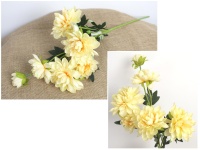 Kwiat DALIA wys. 65 cm (6 kwiatów 11-4,5 cm) BRZOSKWINIOWY