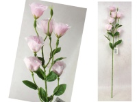 Kwiat EUSTOMA wys. 85 cm (6 kwiatów 7-5,5 cm) RÓŻOWA pastelowa