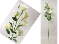 Kwiat EUSTOMA wys. 85 cm (6 kwiatów 7-5,5 cm) BRZOSKWINIOWA