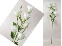 Kwiat EUSTOMA wys. 85 cm (6 kwiatów 7-5,5 cm) BIAŁA