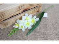 Kwiat FREZJA wys. 40 cm (kwiat 17x8 cm) - KREMOWY