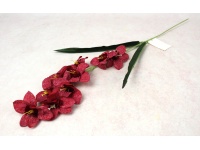 Kwiat FREZJA wys. 62 cm (9 kwiatów 7x2 cm) BORDOWA