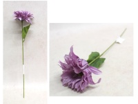 Kwiat GERBERA wys. 49 cm (główka 10x3 cm) - FIOLETOWA
