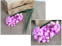 Kwiat HIACYNT pojedynczy 59 cm (kwiat 13x7 cm) - RÓŻOWY