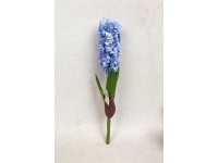 Kwiat HIACYNT Z CEBULKĄ wys.32 cm (kwiat 13x6 cm) jasno NIEBIESKI