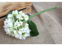 Kwiat HORTENSJA wys.40 cm (kwiat 12x7 cm) BIAŁA