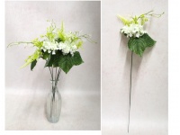 Kwiat Hortensja dodatek wys. 46 cm BIAŁA