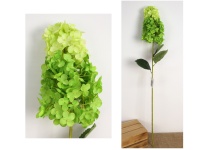 Kwiat HORTENSJA wys. 86 cm (główka 20x13 cm) - ZIELONY cieniowany