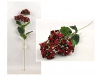 Kwiat KALANCHOE 62 cm 3 kwiaty 8x5cm BORDOWY