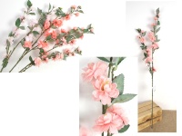 Kwiat KAMELIA wys. 90 cm, 2 ramiona (kwiat 6x2 cm) MIX KOLOR