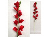 Kwiat MALWA wys. 80 cm (10 kwiatów 8 cm) CZERWONA