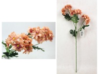 Kwiat MARGARETKA wys. 60 cm, 3 ramiona (kwiat 4x1 cm) RUDA