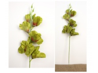 Kwiat MIECZYK wys. 55 cm (6 kwiatów 2,5-10 cm) ZIELONY Z CZERWONYM ŚRODKIEM