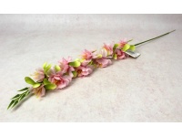 Kwiat OSTRÓŻKA wys. 76 cm (10 kwiatów 7-3,5 cm) jasno RÓŻOWA