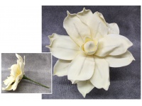 Kwiat piankowy MAGNOLIA wys. 30 (kwiat 35 cm) ECRU