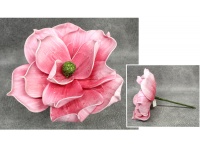 Kwiat piankowy MAGNOLIA wys. 30 (kwiat 30 cm) JASNO RÓŻOWY