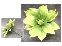 Kwiat piankowy MAGNOLIA wys. 30 (kwiat 35 cm) LIMONKOWY