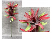 Kwiat piankowy MAGNOLIA DWIE GŁÓWKI wys. 100 (kwiat 35 cm) CZERWONY
