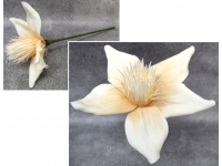 Kwiat piankowy MAGNOLIA wys. 50 cm (kwiat 24 cm) BRZOSKWINIOWY