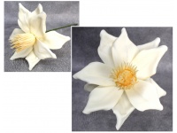 Kwiat piankowy MAGNOLIA wys. 53 (kwiat 28 cm) ECRU