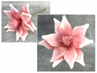 Kwiat piankowy MAGNOLIA wys. 53 (kwiat 28 cm) RÓŻOWY