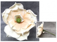 Kwiat piankowy MAGNOLIA wys. 30 (kwiat 30 cm) BRZOSKWINIOWY