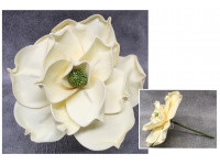 Kwiat piankowy MAGNOLIA wys. 30 (kwiat 30 cm) ECRU