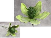 Kwiat piankowy MAGNOLIA wys. 50 (kwiat 28 cm) OLIWKOWY