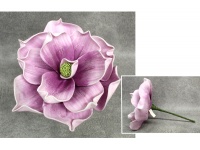 Kwiat piankowy MAGNOLIA wys. 30 (kwiat 30 cm) fioletowy jasny