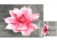 Kwiat piankowy MAGNOLIA wys. 30 (kwiat 35 cm) RÓŻOWY