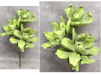 Kwiat piankowy MAGNOLIA wys. 80 cm (3 kwiaty 30-38 cm) OLIWKOWY