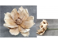Kwiat piankowy MAGNOLIA wys. 30 (kwiat 39 cm) POMARAŃCZOWY